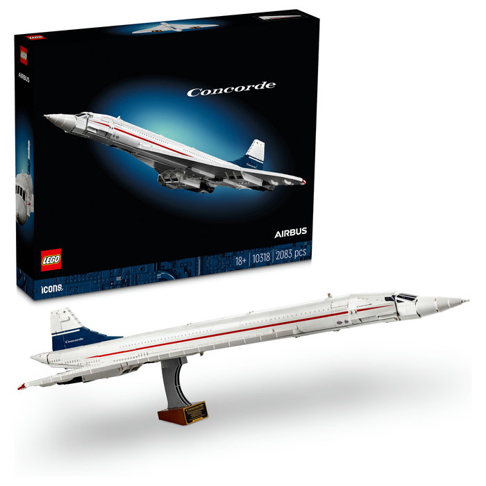 LEGO Icons Concorde 10318 Juego de construcción para adultos 2083 piezas Multicolor