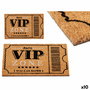 Felpudo Gift Decor VIP Estampado PVC 100 % PVC Fibra de coco 40 x 2 x 60 cm 60 x 2 x 40 cm (10 Unidades)