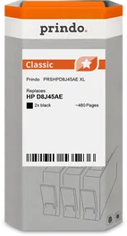 Prindo Classic XL Multipack Negro Alternativa para HP D8J45AE 960 Páginas 2x CH563EE