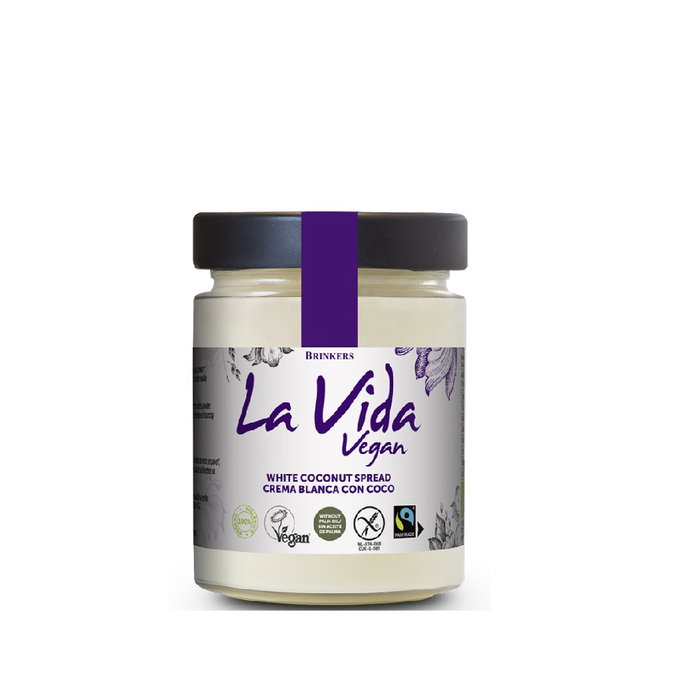 LA VIDA VEGAN Crema Blanca con coco 270gr