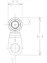 TELEMECANIQUE SENSORS Cabezal de accionamiento palanca R34,4mm