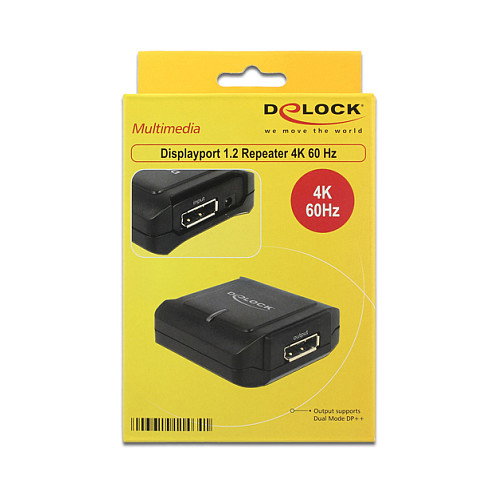 DeLOCK 11464 Repeater DisplayPort 1.2 4K 60 Hz DeLOCK 11464 Repeater DisplayPort 1.2 4K 60 Hz
