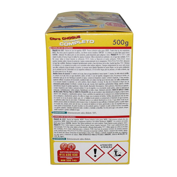 Hipool Piscinas Kit Mini Mantenimiento para Piscinas Pequeñas - Cloro Choque 500 g y Algicida Antialgas 500 ml