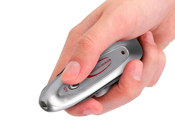 Q-connect Detector de Billetes Falsos Portátil de Bolsillo