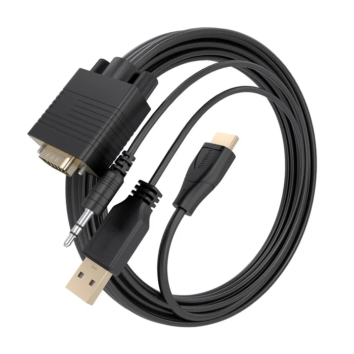 Aisens Cable Conversor HDMI a SVGA con Audio y USB, 1.5m Aisens Cable Conversor HDMI a SVGA con Audio y USB, 1.5m