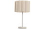 DKD Home Decor Lámpara Sobremesa Urban Crudo Blanco Metal Lino 2 Unidades 28 x 50 x 28 cm
