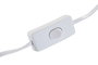 DKD Home Decor Lámpara Sobremesa Urban Crudo Blanco Metal Lino 2 Unidades 28 x 50 x 28 cm