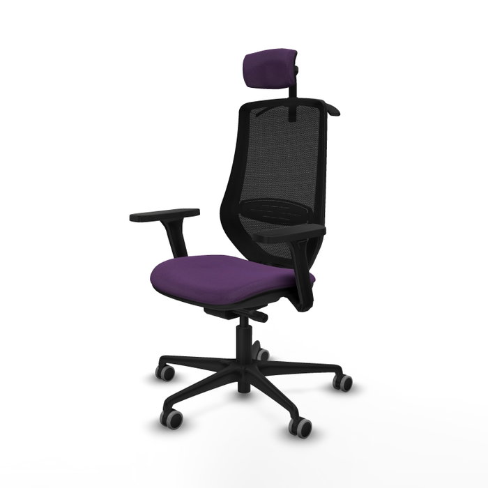 PIQUERAS Y CRESPO Silla de oficina Mardos con mecanismo Sincro/Traslack, Morado y Negro PIQUERAS Y CRESPO Silla de oficina Mardos con mecanismo Sincro/Traslack, Morado y Negro