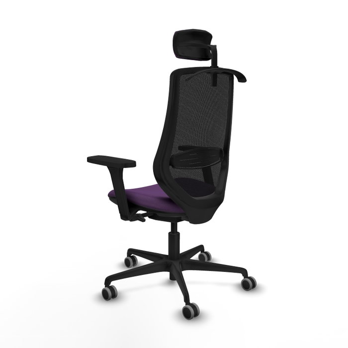 PIQUERAS Y CRESPO Silla de oficina Mardos con mecanismo Sincro/Traslack, Morado y Negro PIQUERAS Y CRESPO Silla de oficina Mardos con mecanismo Sincro/Traslack, Morado y Negro