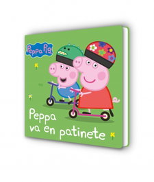 BEASCOA Peppa Pig. Libro de cartón - Peppa va en patinete
