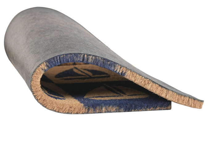 DKD Home Decor Felpudo Atlantico Fibra Coco Goma Azul Marino Natural 40 x 1.5 x 60 cm (6 Unidades) DKD Home Decor Felpudo Atlantico Fibra Coco Goma Azul Marino Natural 40 x 1.5 x 60 cm (6 Unidades)