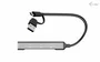 I-TEC Hub Metálico 4 Puertos con 1x USB-C 3.1 y 3x USB 2.0, Plata