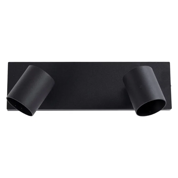 Lumiastra Aplique de Pared LUM-P2GU10-B Orientable Aluminio 2xGU10 Interior