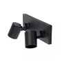 Lumiastra Aplique de Pared LUM-P2GU10-B Orientable Aluminio 2xGU10 Interior