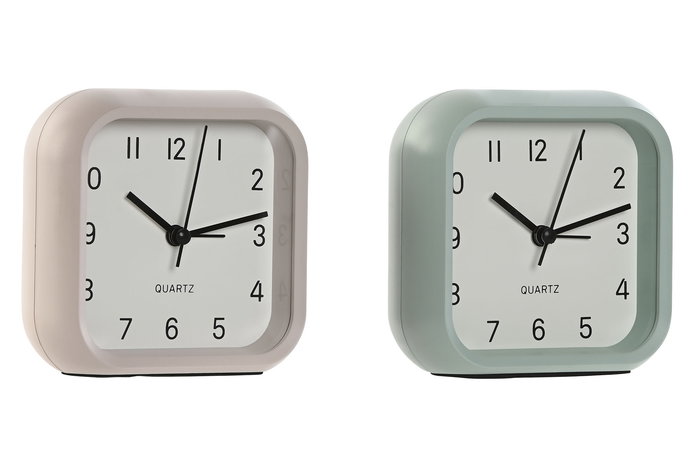 DKD Home Decor Reloj Despertador Táctil Verde Menta y Rosa 4.4 x 10 x 10.3 cm (2 Unidades) DKD Home Decor Reloj Despertador Táctil Verde Menta y Rosa 4.4 x 10 x 10.3 cm (2 Unidades)