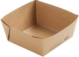 Duni Caja Viking Cu L 51 Cart/Pla Mar (300) - Caja de Cartón/Plástico Marrón, 51 cl, 113x113x50 mm