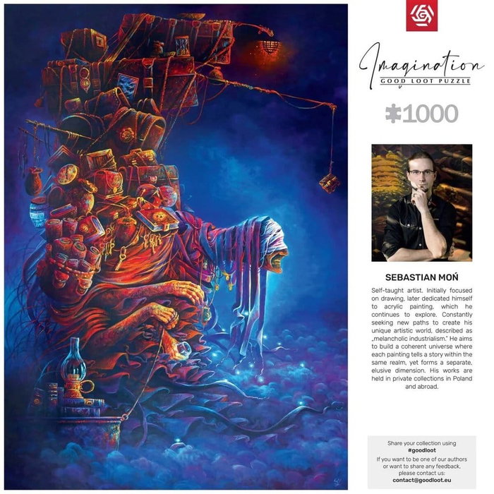 Puzzle Imagination Series Sebastian Mon Ciezar doswiadczen (1000 piezas)