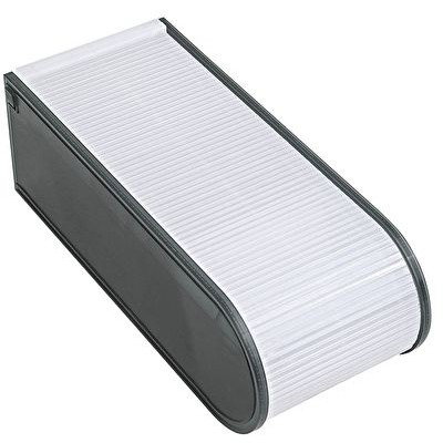 WEDO Caja de fichas DIN A8 para 500 fichas, gris