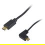 EQUIP Cable USB-C 2.0 a C Angular St/St 1.00m 60W 480Mbps Negro