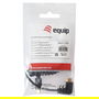 EQUIP Cable USB-C 2.0 a C Angular St/St 1.00m 60W 480Mbps Negro