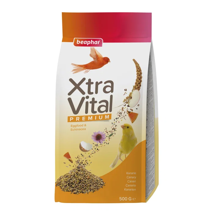 Beaphar Xtravital - Pienso para Canarios, 500 G Beaphar Xtravital - Pienso para Canarios, 500 G