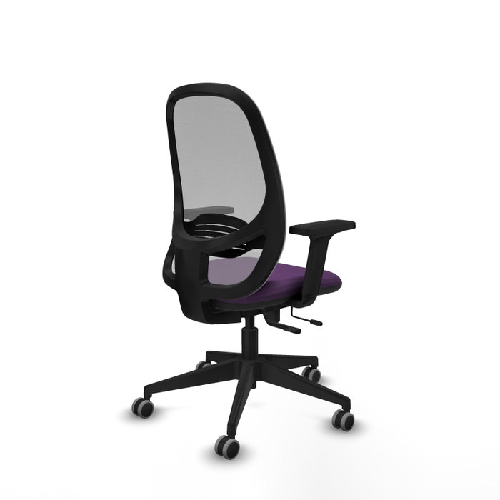 PIQUERAS Y CRESPO Silla de oficina Cilanco con mecanismo Sincro/Traslack, Morado y Gris PIQUERAS Y CRESPO Silla de oficina Cilanco con mecanismo Sincro/Traslack, Morado y Gris