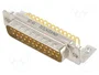 HARTING Conector D-Sub Macho de 25 Pines Angular