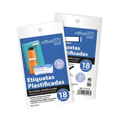 Etiquetas Adh.Manuales Office Box Plastificadas 70X15 Mm Bolsa De 18 (Set de 10) Etiquetas Adh.Manuales Office Box Plastificadas 70X15 Mm Bolsa De 18 (Set de 10)