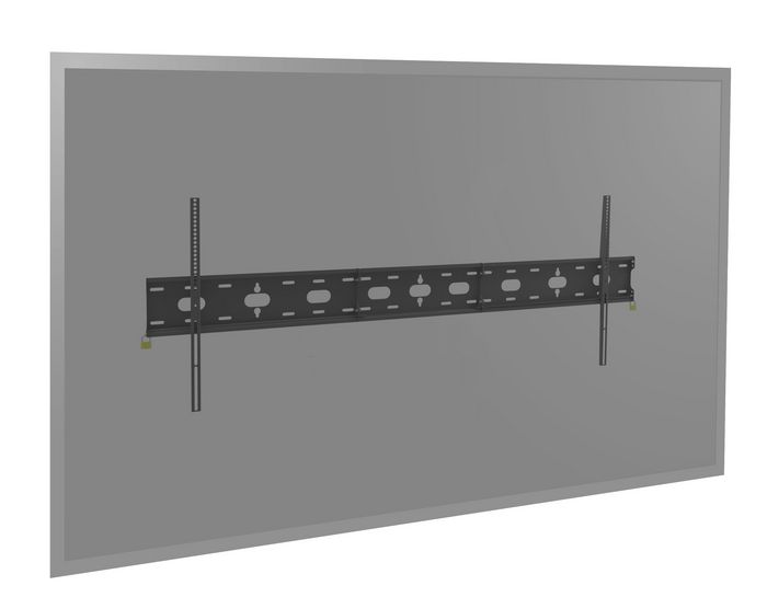 iiyama Soporte de Pared Universal, para pantallas hasta 105" en horizontal, bloqueable, compatible VESA 1500x600, diseño robusto para uso táctil, Negro