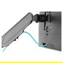 Digitus DA-70870? Brazo de Monitor Universal con Muelle de Gas para Montaje en Pared, Soporte para Pantalla Única, Negro