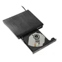 iBox IED02 Lector DVD-ROM Externo USB 3.0 Negro para Sobremesa y Portátil - Compatible con CD, DVD+R, DVD-R
