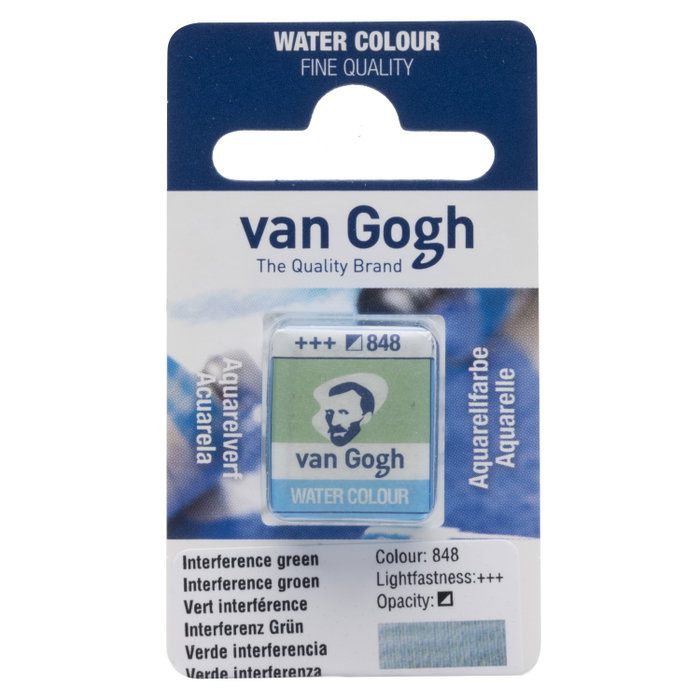 Van Gogh Acuarela Pastilla Verde Interferencia 848 Van Gogh Acuarela Pastilla Verde Interferencia 848