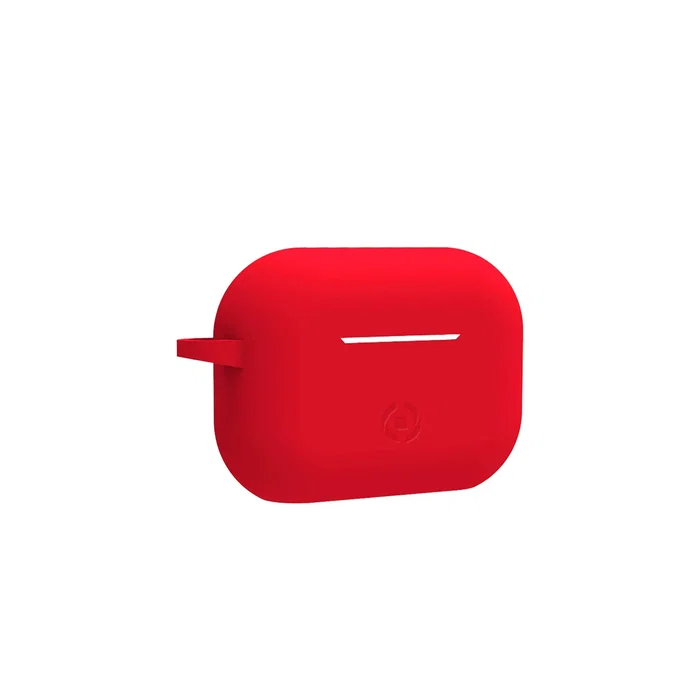 Celly AIRCASE3RD Funda Protectora de Silicona Roja Compatible con Apple AirPods Pro - Accesorio para Auriculares