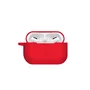 Celly AIRCASE3RD Funda Protectora de Silicona Roja Compatible con Apple AirPods Pro - Accesorio para Auriculares