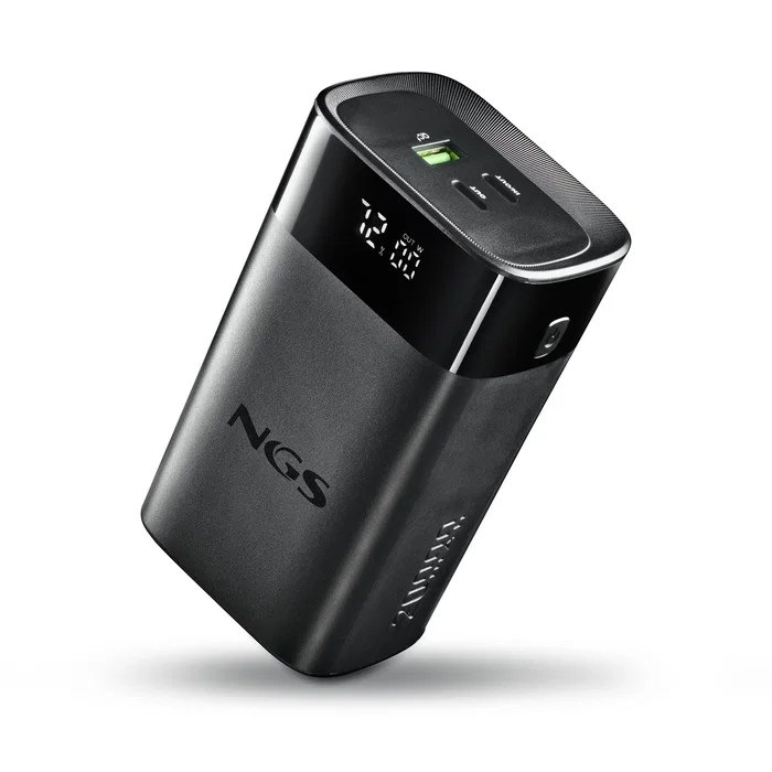 Powerbank ngs twix 20 20000mah, 65w carga rápida, usb-c 20w / usb-a qc 22,5w, negro