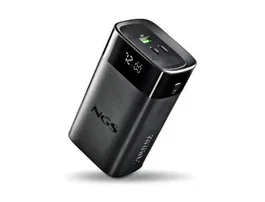 NGS Powerbank Twix 20 20000mAh 65W Carga Rápida USB-C 20W / USB-A QC 22,5W Negro