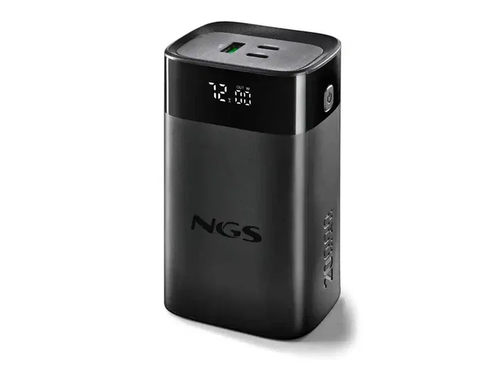 NGS Powerbank Twix 20 20000mAh 65W Carga Rápida USB-C 20W / USB-A QC 22,5W Negro