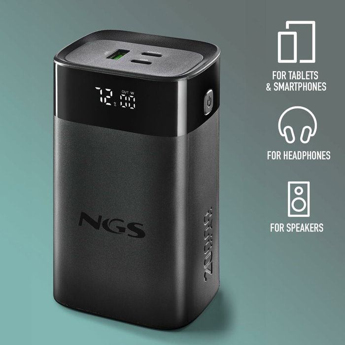 NGS TWIX 20 Powerbank 20000mAh 65W Negro NGS TWIX 20 Powerbank 20000mAh 65W Negro
