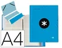 Antartik Carpeta clasificadora A4 de 12 departamentos azul