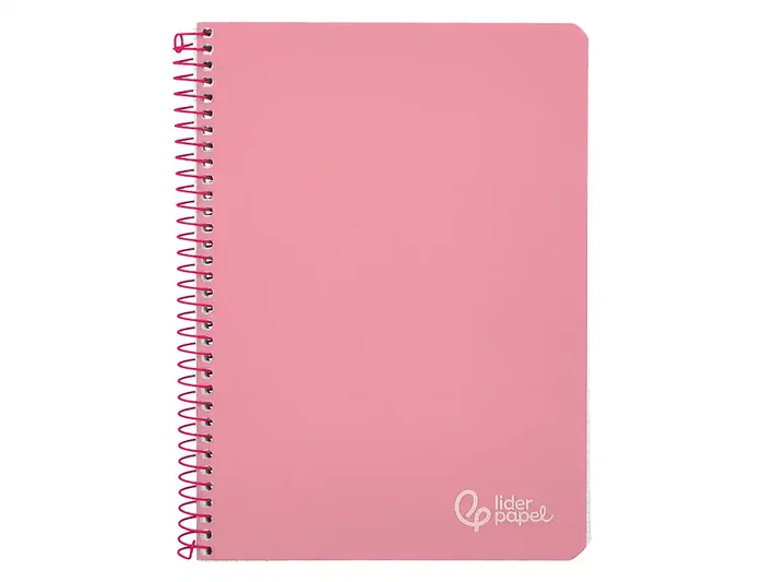 Liderpapel Cuaderno Espiral Witty A5 Tapa Dura Rosa 80 Hojas 90g Cuadro 4mm Liderpapel Cuaderno Espiral Witty A5 Tapa Dura Rosa 80 Hojas 90g Cuadro 4mm