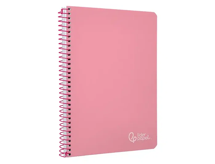 Liderpapel Cuaderno Espiral Witty A5 Tapa Dura Rosa 80 Hojas 90g Cuadro 4mm Liderpapel Cuaderno Espiral Witty A5 Tapa Dura Rosa 80 Hojas 90g Cuadro 4mm