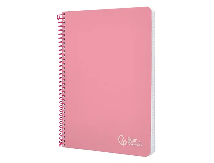 Liderpapel Cuaderno Espiral Witty A5 Tapa Dura Rosa 80 Hojas 90g Cuadro 4mm Liderpapel Cuaderno Espiral Witty A5 Tapa Dura Rosa 80 Hojas 90g Cuadro 4mm