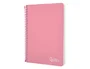 Liderpapel Cuaderno Espiral Witty A5 Tapa Dura Rosa 80 Hojas 90g Cuadro 4mm