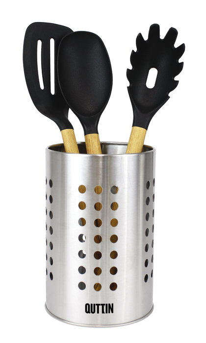 Quttin Set de 12 Botes para Utensilios Inox 10x16.5 cm Quttin Set de 12 Botes para Utensilios Inox 10x16.5 cm