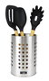 Quttin Set de 12 Botes para Utensilios Inox 10x16.5 cm