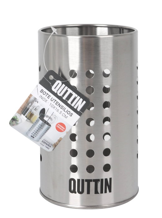 Quttin Set de 12 Botes para Utensilios Inox 10x16.5 cm
