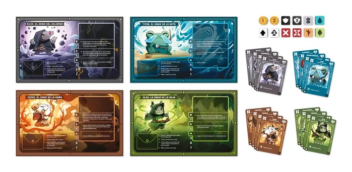 Asmodee Dominio de los Elementos Juego de Cartas Estrategia Asmodee Dominio de los Elementos Juego de Cartas Estrategia