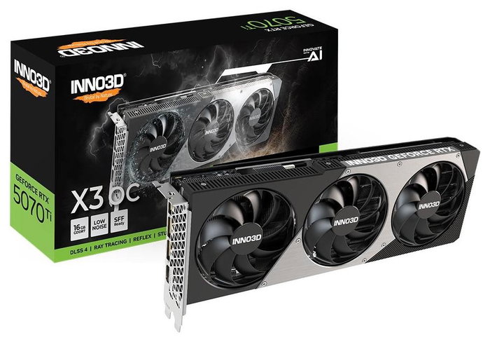 Inno3D GeForce RTX 5070 Ti X3 OC 16GB GDDR7 Inno3D GeForce RTX 5070 Ti X3 OC 16GB GDDR7