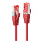 Lindy Cable de Red Cat6 S/FTP Rojo 1 m