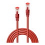 Lindy Cable de Red Cat6 S/FTP Rojo 1 m
